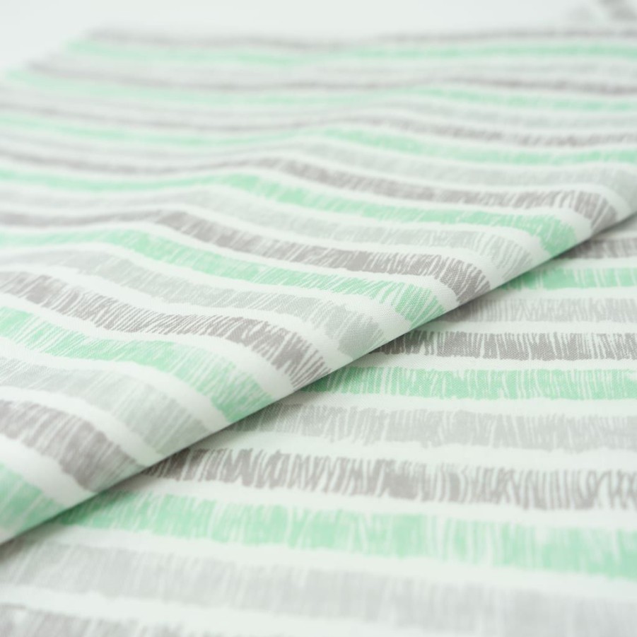 Fabric & Sewing Shop * | Cheap Singer Cactus Days Stripe Print Cotton Fabric