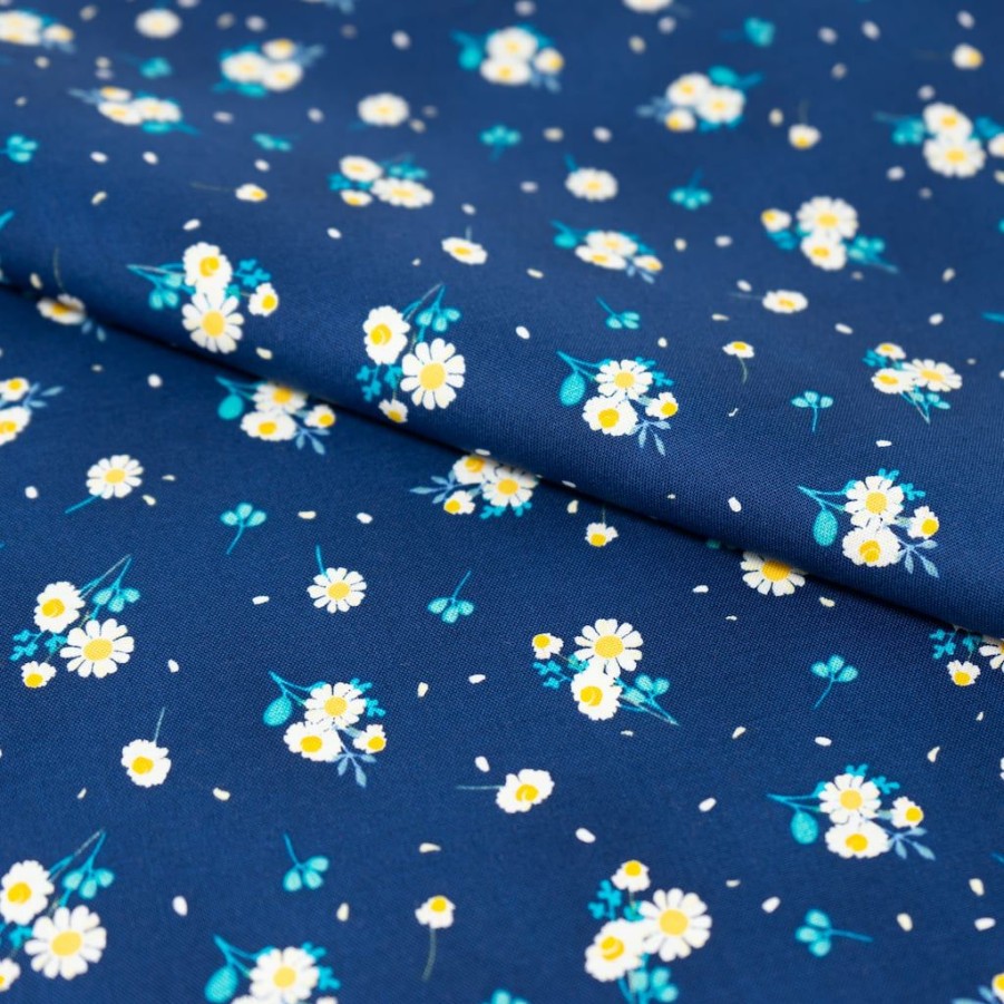 Fabric & Sewing Shop * | Budget Singer Royal Floral Cotton Fabric