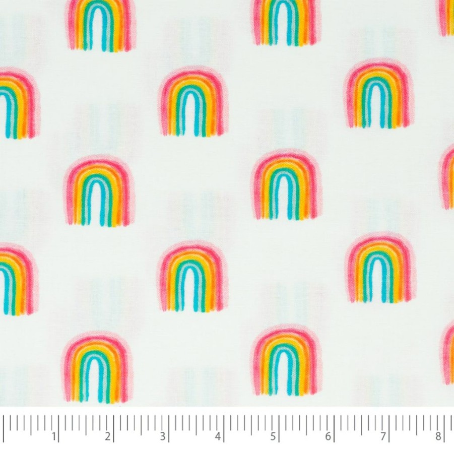 Fabric & Sewing Shop * | Coupon Singer Rainbow Scatter Cotton Fabric