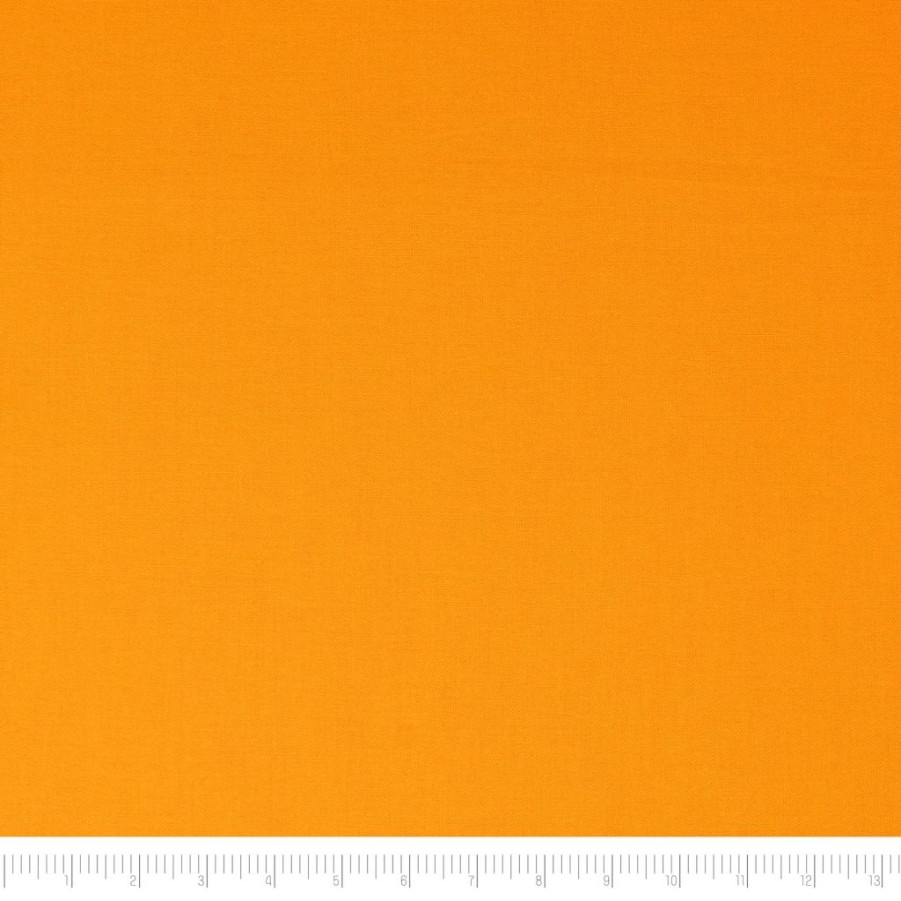 Fabric & Sewing Shop * | Outlet Singer Solid Orange Cotton Fabric