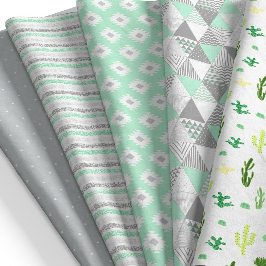 Fabric & Sewing Shop * | Buy Singer Cactus Days Cotton Fabric Fat Quarters