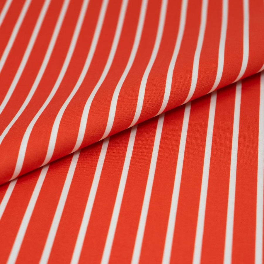 Fabric & Sewing Shop * | Top 10 Singer Christmas Holiday Santa'S Stripe Cotton Fabric