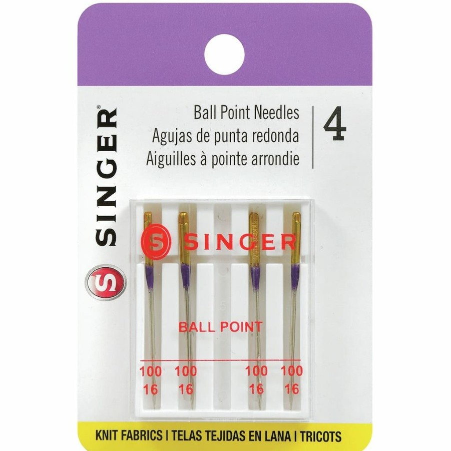 Fabric & Sewing Shop * | Best Sale Singer Universal Ball Point Machine Needles, 4Ct.