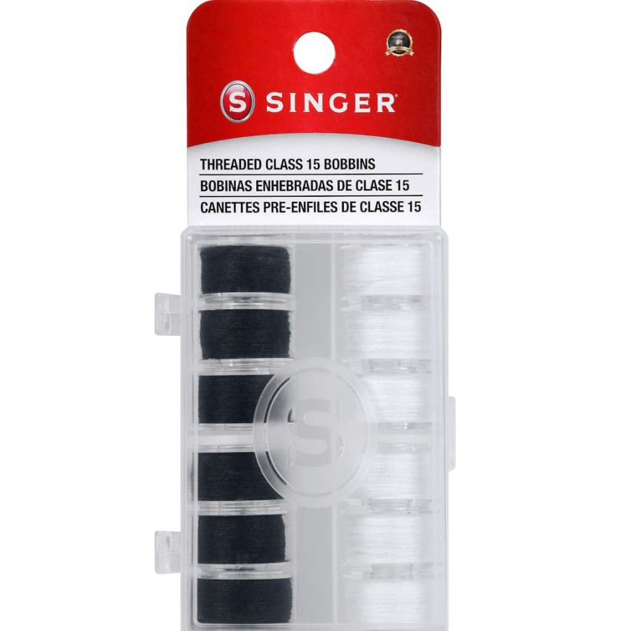 Fabric & Sewing Shop * | Best Pirce Singer Threaded Class 15 Bobbins