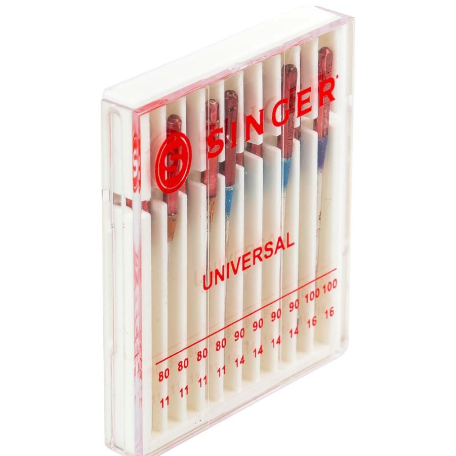 Fabric & Sewing Shop * | Discount Singer Universal Regular Point Machine Needles, 10Ct.