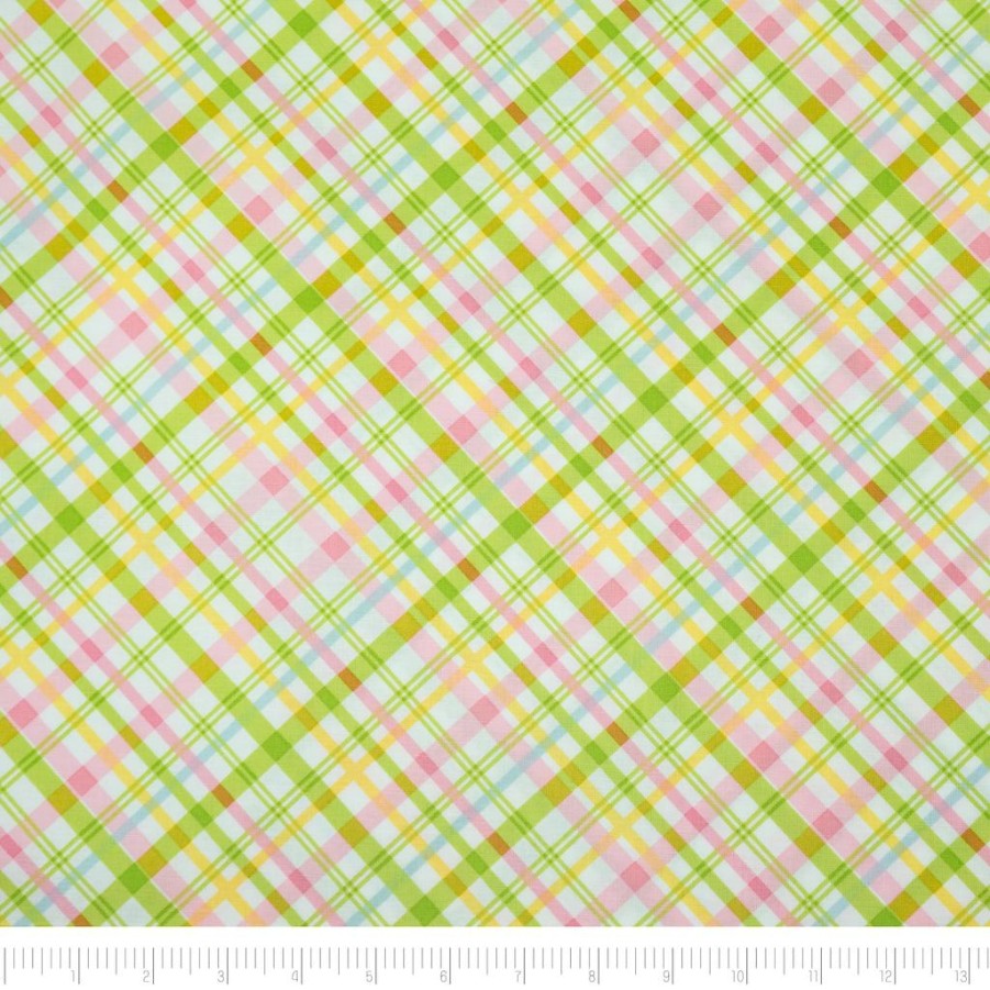 Fabric & Sewing Shop * | Best Reviews Of Singer Colorful Plaid Cotton Fabric