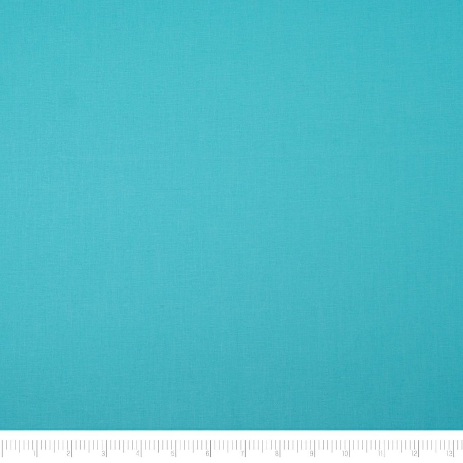 Fabric & Sewing Shop * | Brand New Singer Solid Blue Cotton Fabric