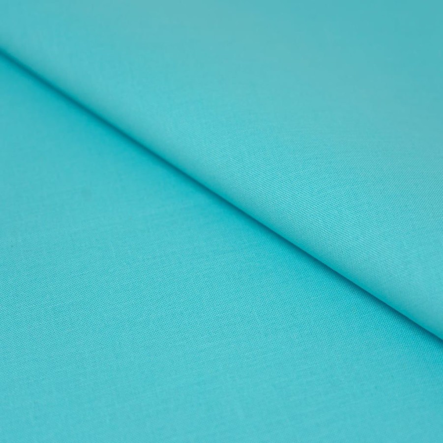 Fabric & Sewing Shop * | Brand New Singer Solid Blue Cotton Fabric