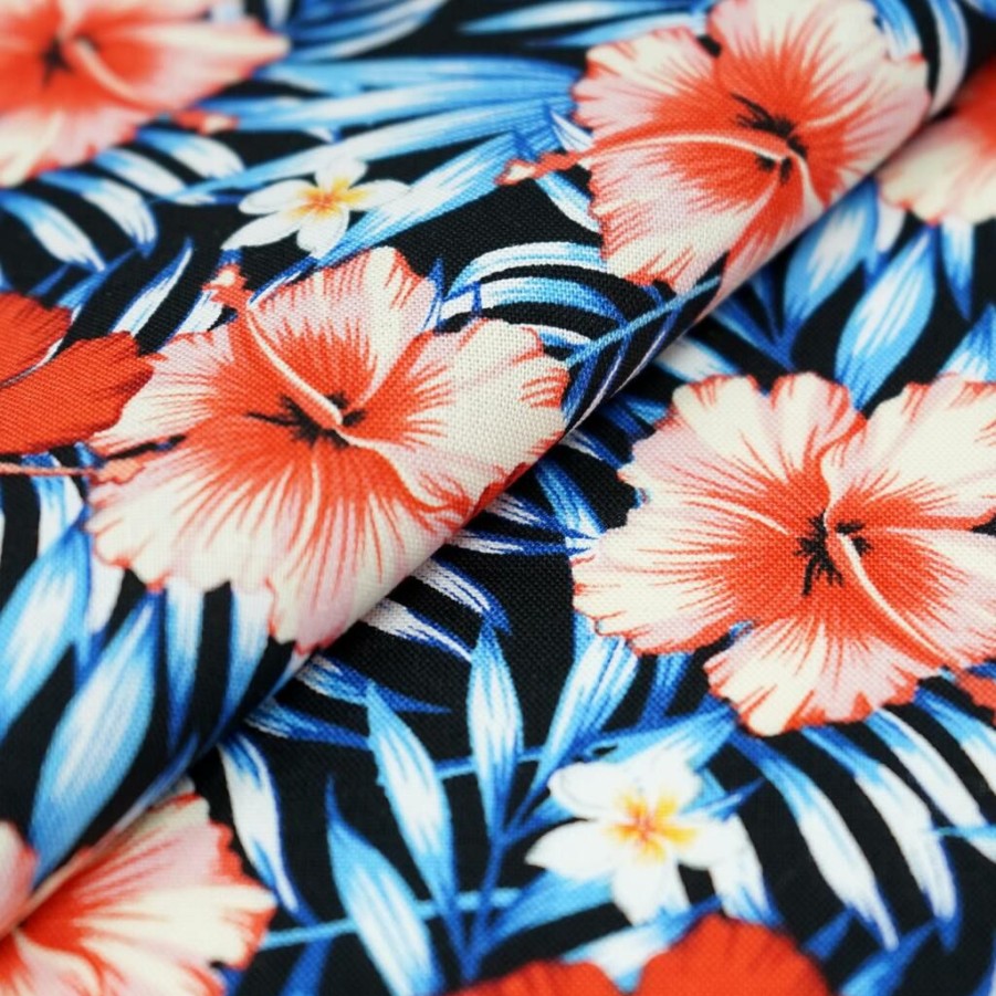 Fabric & Sewing Shop * | Top 10 Singer Patriotic Tropical Cotton Fabric