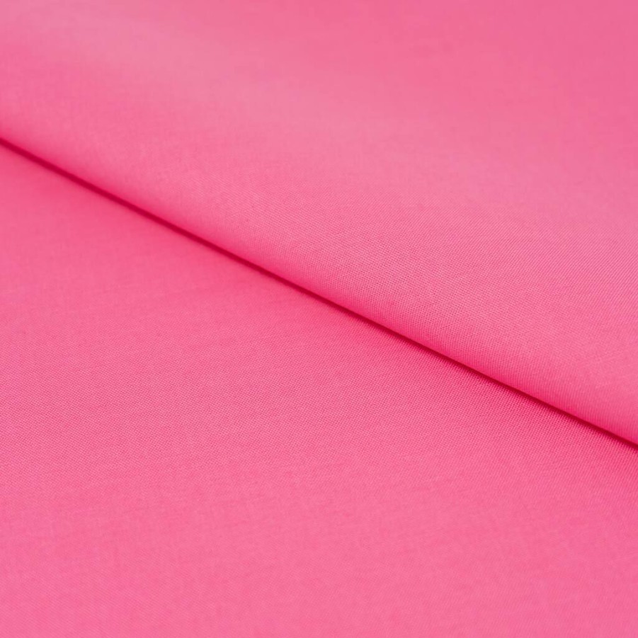 Fabric & Sewing Shop * | Best Deal Singer Solid Pink Cotton Fabric