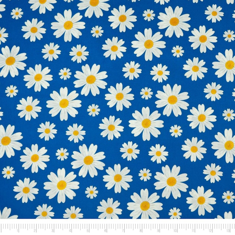 Fabric & Sewing Shop * | Cheap Singer Royal Daisy Cotton Fabric