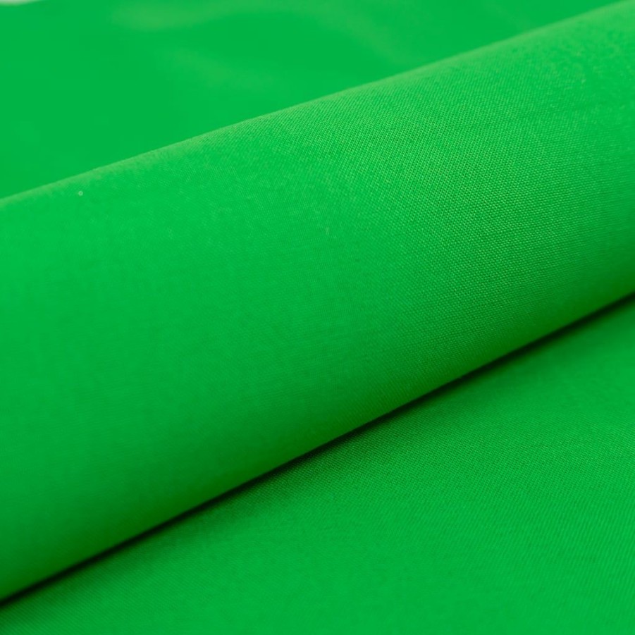 Fabric & Sewing Shop * | Buy Singer Christmas Solid Green Cotton Fabric