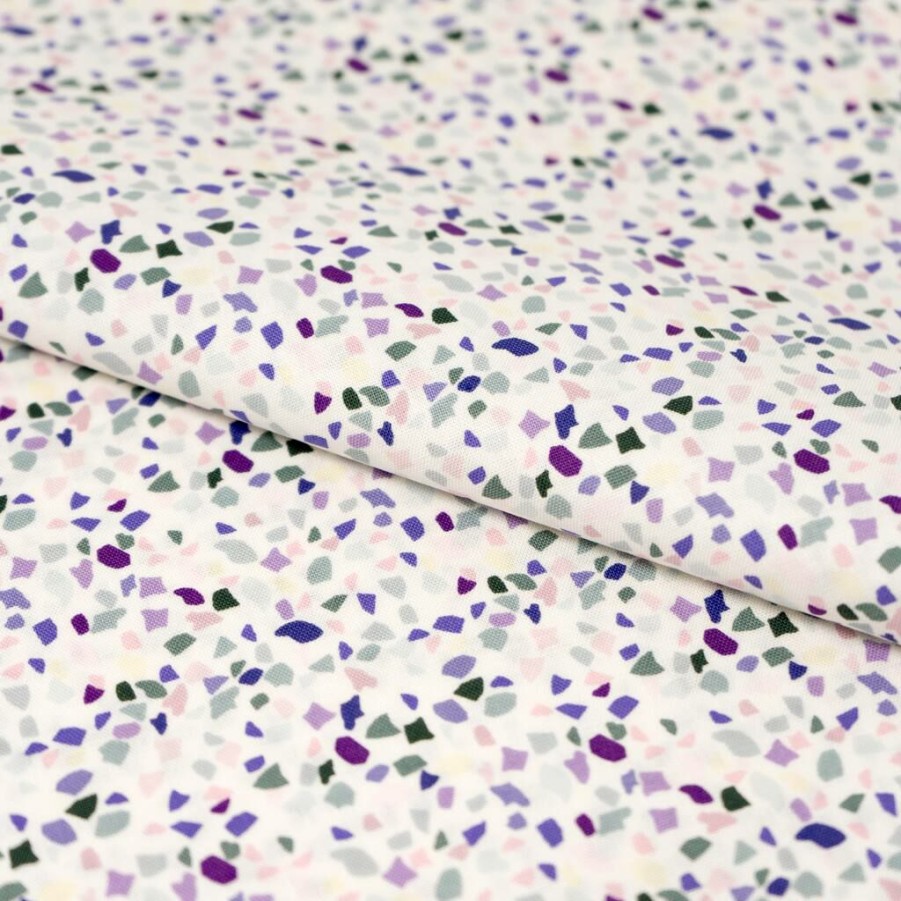 Fabric & Sewing Shop * | Cheapest Singer Purple Party Confetti Cotton Fabric