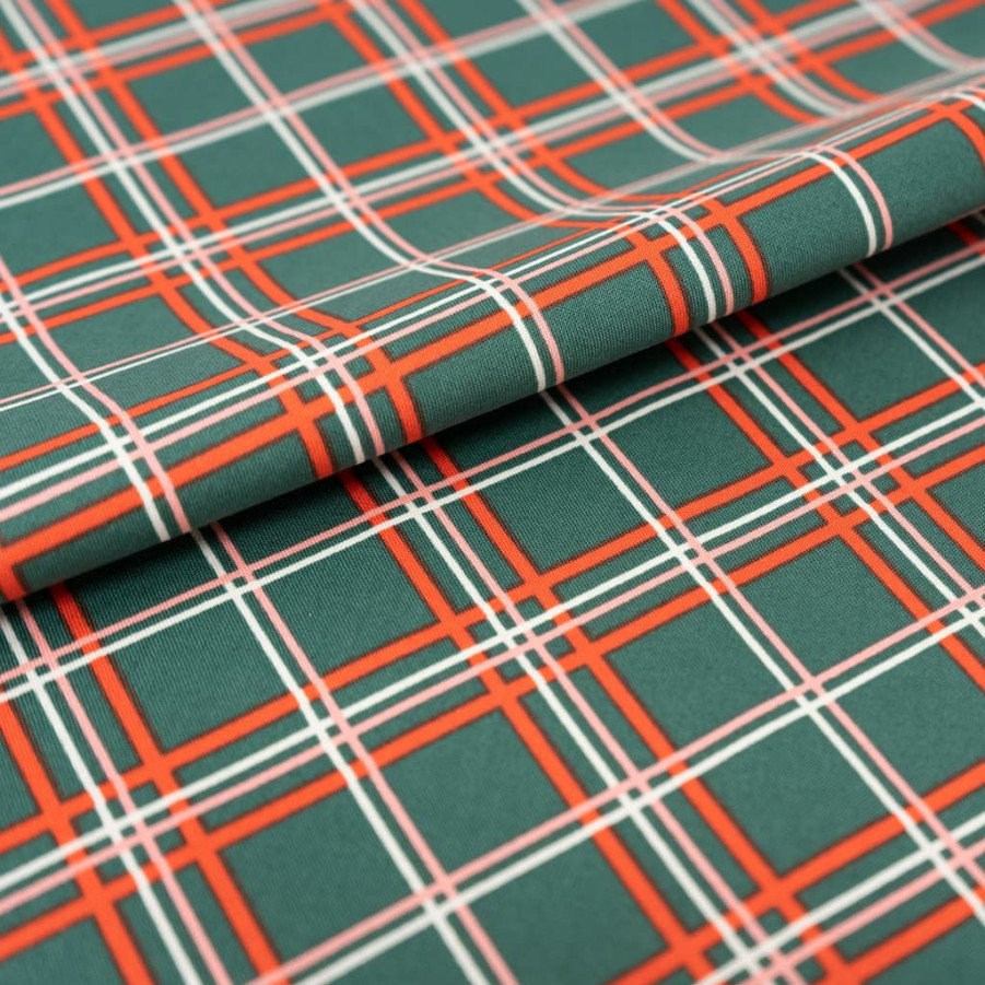 Fabric & Sewing Shop * | Wholesale Singer Christmas Holiday Plaid Cotton Fabric