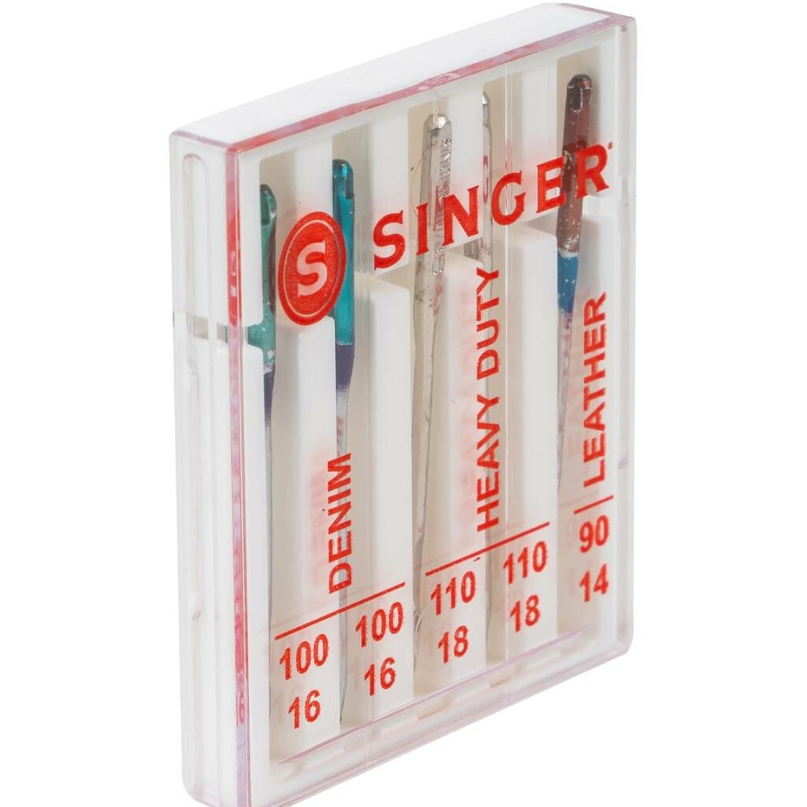 Fabric & Sewing Shop * | Buy Singer Universal Heavy-Duty Machine Needles, 5Ct.