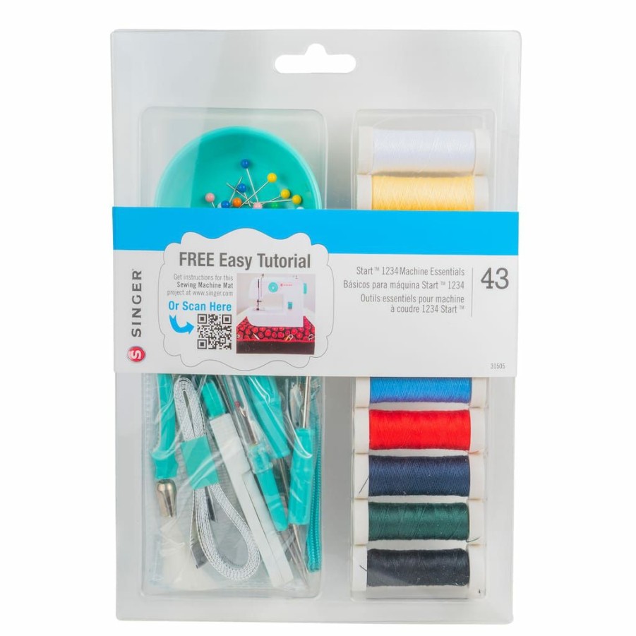 Fabric & Sewing Shop * | Best Reviews Of Singer Start 1234 Machine Essentials Sewing Kit