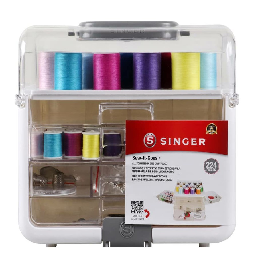 Fabric & Sewing Shop * | Cheap Singer Sew It Goes All-In-One Sewing Kit